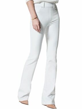 SPANX Flare Jeans, Tall in White, Size L